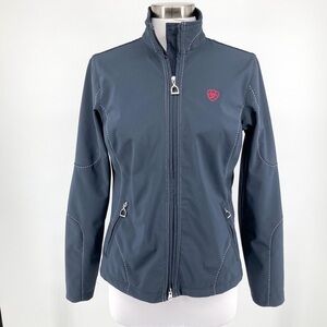 Ariat Womens Gray Zip Up Jacket Size M